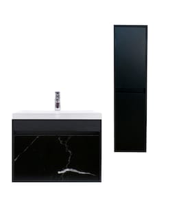 Foto 1 | Foto 1 | Combo de Gabinete de Baño con Lavamanos y Monomando más Gabinete de Almacenamiento Bourdelle