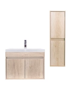 Foto 1 | Foto 1 | Combo de Gabinete de Baño con Lavamanos y Monomando + Gabinete de Almacenamiento Bourdelle