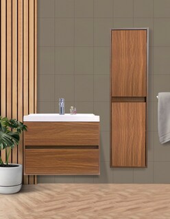 Foto 2 | Foto 2 | Gabinete de Baño con Lavamanos y Monomando + Mueble de Almacenamiento Lorette