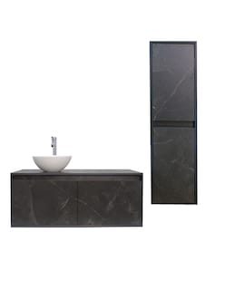 Foto 1 | Foto 1 | Combo de Gabinete para Baño con Ovalín y Monomando más Gabinete de Almacenamiento Esbly