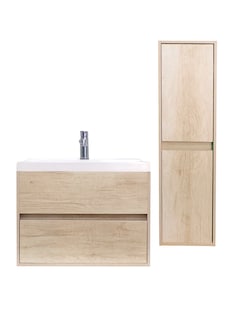 Foto 1 | Foto 1 | Gabinete de Baño con Lavamanos y Monomando + Gabinete de Almacenamiento