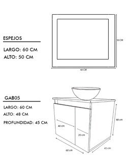 Foto 6 | Foto 6 | Gabinete para Baño con Ovalin y Espejo Decorativo Delémont