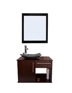 Foto 1 | Foto 1 | Gabinete Para Baño Con Lavabo Y Espejo Decorativo Decomobil Soleura