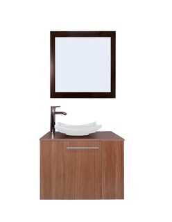 Foto 1 | Foto 1 | Gabinete Para Baño Con Lavabo Y Espejo Decorativo 60x50cm Vernier