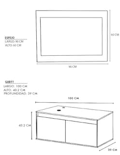 Foto 6 | Foto 6 | Gabinete con Espejo Decomobil para Baño