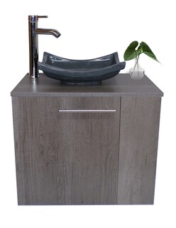 Foto 3 | Foto 3 | Gabinete Para Baño Con Lavabo Y Espejo Decorativo 60x50cm Vernier
