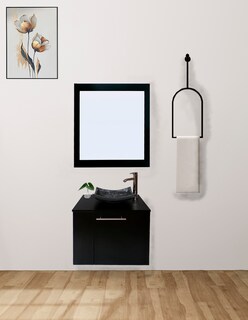 Foto 2 | Foto 2 | Gabinete de Baño con Lavabo y Espejo Decorativo Vernier 60x50cm