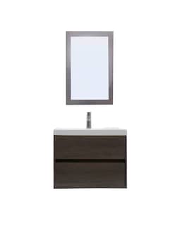 Foto 1 | Foto 1 | Gabinete para Baño con Lavabo y Espejo Decorativo Decomobil Sion