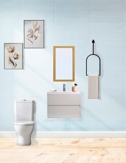 Foto 2 | Foto 2 | Gabinete para Baño con Lavabo y Espejo Decorativo Decomobil Sion