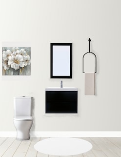 Foto 2 | Foto 2 | Gabinete para Baño con Lavabo y Espejo Decorativo Decomobil Sion