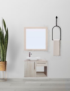 Foto 2 | Foto 2 | Gabinete de Baño con Lavabo y Espejo Decorativo Soleura de Decomobil