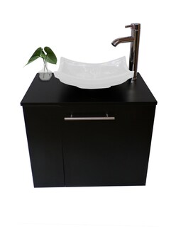 Foto 3 | Foto 3 | Gabinete de Baño con Lavabo y Espejo Decorativo Vernier 60x50cm