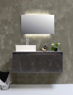 Foto 2 | Foto 2 | Gabinete para Baño con Lavabo Decomobil Gris Minimalista Krabi