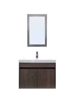 Foto 1 | Foto 1 | Gabinete para Baño con Lavabo Y Espejo Decorativo Decomobil Piha