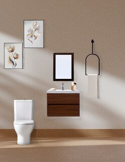 Foto 2 | Foto 2 | Gabinete Para Baño Con Lavabo Y Espejo Decorativo Decomobil Sion