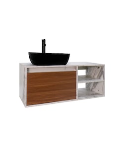 Foto 4 | Foto 4 | Gabinete para Baño con Lavamanos y Monomando Odin