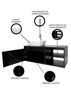 Foto 6 | Foto 6 | Gabinete con Lavamanos y Monomando Decomobil para Baño