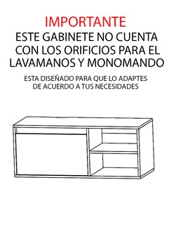 Foto 5 | Foto 5 | Gabinete De Baño Para Lavabo Sin Llave Ni Lavabo Marbella