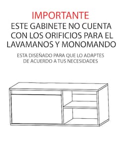 Foto 5 | Foto 5 | Gabinete de Baño para Lavabo Marbella