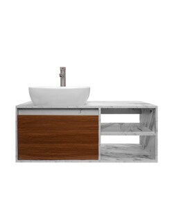 Foto 3 | Foto 3 | Gabinete De Baño Con Lavabo Y Espejo Decorativo Minimalista Marbella