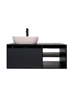 Foto 3 | Foto 3 | Gabinete De Baño Con Lavabo Y Espejo Decorativo Minimalista Decomobil Marbella