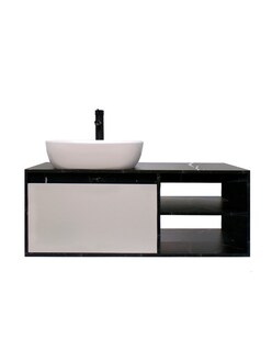 Foto 3 | Foto 3 | Gabinete De Baño Con Lavabo Y Espejo Decorativo Minimalista Decomobil Marbella