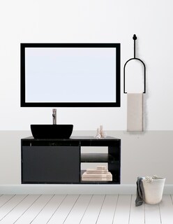 Foto 2 | Foto 2 | Gabinete De Baño Con Lavabo Y Espejo Decorativo Minimalista Decomobil Marbella