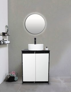 Foto 2 | Foto 2 | Gabinete Para Baño Con Lavabo Y Llave Minimalista Varenna