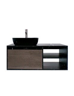 Foto 3 | Foto 3 | Gabinete De Baño Con Lavabo Y Espejo Decorativo Minimalista Decomobil Marbella
