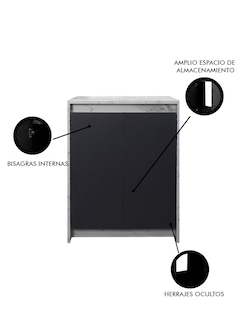Foto 3 | Foto 3 | Gabinete De Baño Sin Lavamanos Y Llave Minimalista Varenna