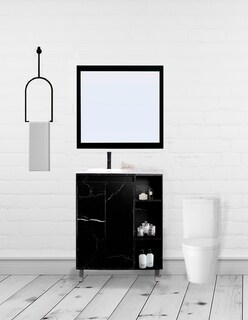 Foto 2 | Foto 2 | Gabinete Para Baño Con Lavabo Freya Y Espejo Decorativo