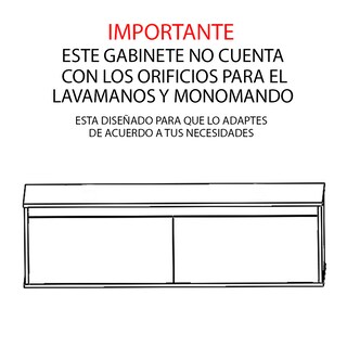 Foto 4 | Foto 4 | Gabinete De Baño Para Lavabo Dorota Sin Lavabo Ni Llave