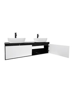 Foto 3 | Foto 3 | Gabinete Para Baño Con Doble Lavabo Minimalista Dorota