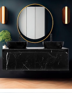 Foto 2 | Foto 2 | Gabinete Para Baño Con Doble Lavabo Anton Minimalista