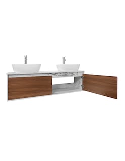 Foto 3 | Foto 3 | Gabinete Decomobil para Baño con Doble Lavabo Anton Minimalista