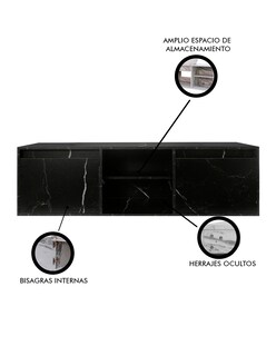 Foto 3 | Foto 3 | Gabinete De Baño Darcy De 140 Cm Minimalista Sin Lavamanos