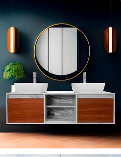 Foto 2 | Foto 2 | Gabinete De Baño Darcy De 140 Cm Minimalista Sin Lavamanos