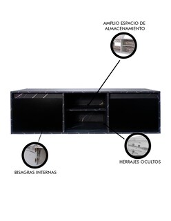 Foto 3 | Foto 3 | Gabinete De Baño Darcy De 140 Cm Minimalista Sin Lavamanos
