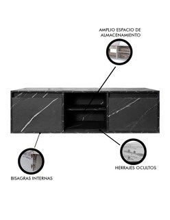 Foto 3 | Foto 3 | Gabinete De Baño Darcy De 140 Cm Minimalista Sin Lavamanos