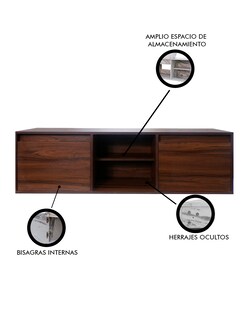 Foto 3 | Foto 3 | Gabinete De Baño Darcy De 140 Cm Minimalista Sin Lavamanos