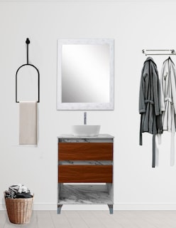 Foto 2 | Foto 2 | Gabinete De Baño Con Llave Y Lavabo Minimalista Roy