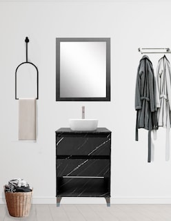 Foto 2 | Foto 2 | Gabinete De Baño Con Llave Y Lavabo Minimalista Roy
