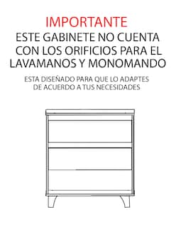 Foto 6 | Foto 6 | Gabinete De Baño Sin Llave Ni Lavabo Minimalista Roy So