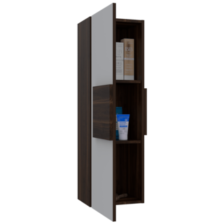 Foto 3 | Foto 3 | Gabinete de Baño Picasso Caoba y Blanco X2 Virtual Muebles