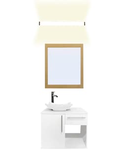 Foto 1 | Foto 1 | Gabinete Para Baño Con Lavabo Con Lampara Y Espejo Agatha