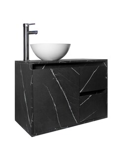 Foto 5 | Foto 5 | Gabinete Para Baño Calypso Ovalin Y Llave Minimalista, Gabinete Flotante Para Lavabo