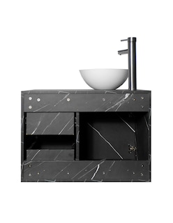 Foto 6 | Foto 6 | Gabinete Para Baño Calypso Ovalin Y Llave Minimalista, Gabinete Flotante Para Lavabo