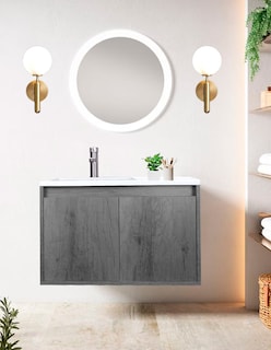 Foto 2 | Foto 2 | Gabinete De Baño Rodrigo Con Lavabo Minimalista Con Llave