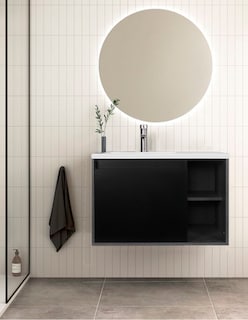 Foto 2 | Foto 2 | Gabinete De Baño Carlo Con Lavabo Y Monomando Minimalista