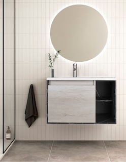 Foto 2 | Foto 2 | Gabinete De Baño Carlo Con Lavabo Y Monomando Minimalista